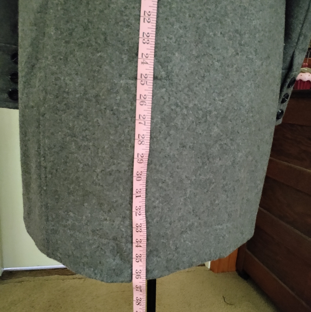 Wool Button Up Coat - image 6